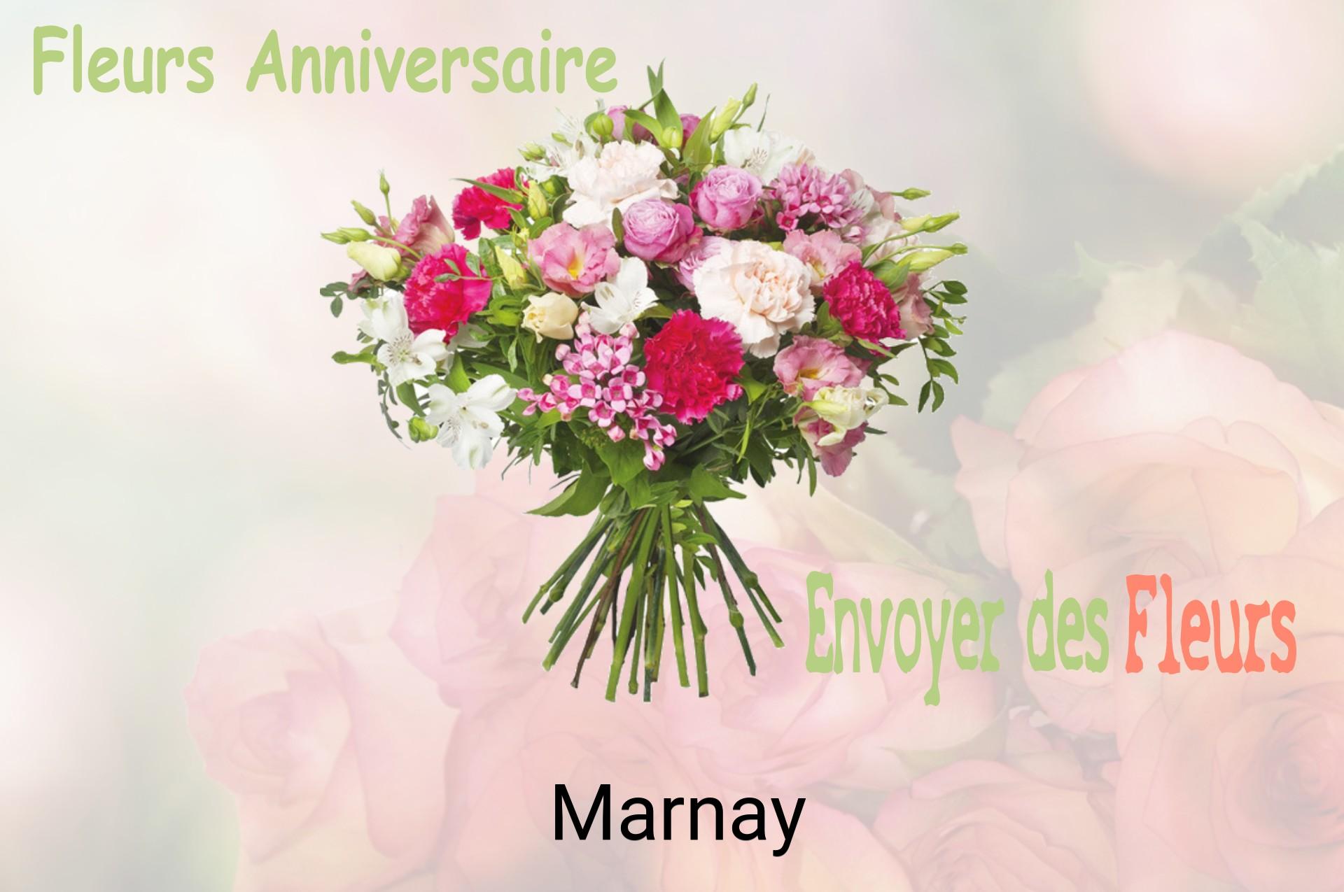 Bouquet de fleurs d’anniversaire livré à Marnay